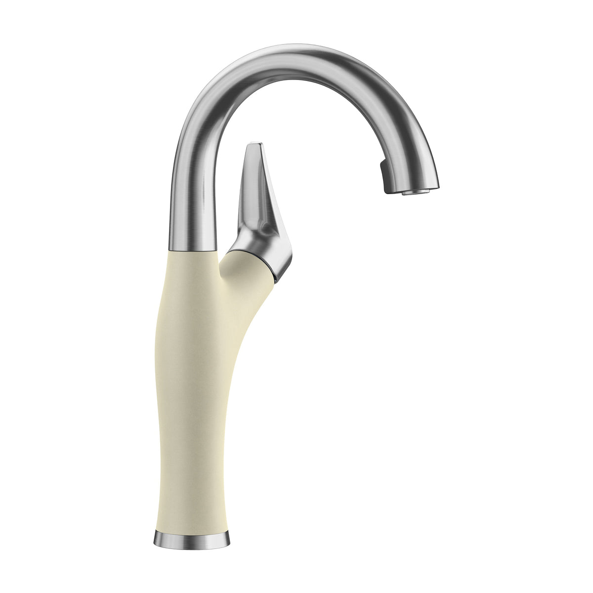 Blanco 526379 ARTONA® Kitchen Faucet, 1.5 gpm Flow Rate, PVD Steel/Biscuit, 1 Handle, 1 Faucet Hole, Import