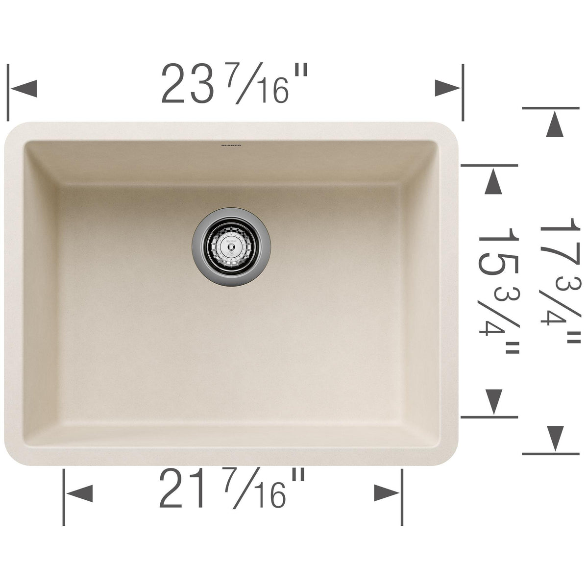 Precis 24 Single Bowl Undermount - Kitchen Sink