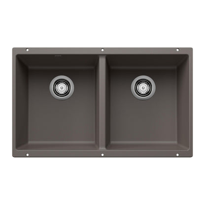 Precis Equal Double Bowl Undermount - Kitchen Sink