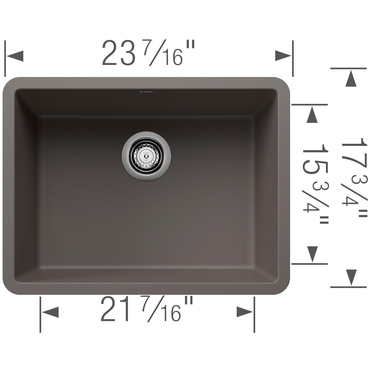 Precis 24 Single Bowl Undermount - Kitchen Sink
