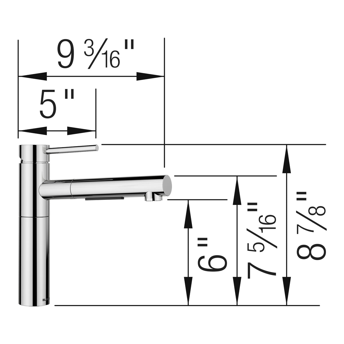 Alta Ii Low Arc Pull-Out Dual-Spray - Kitchen Faucet