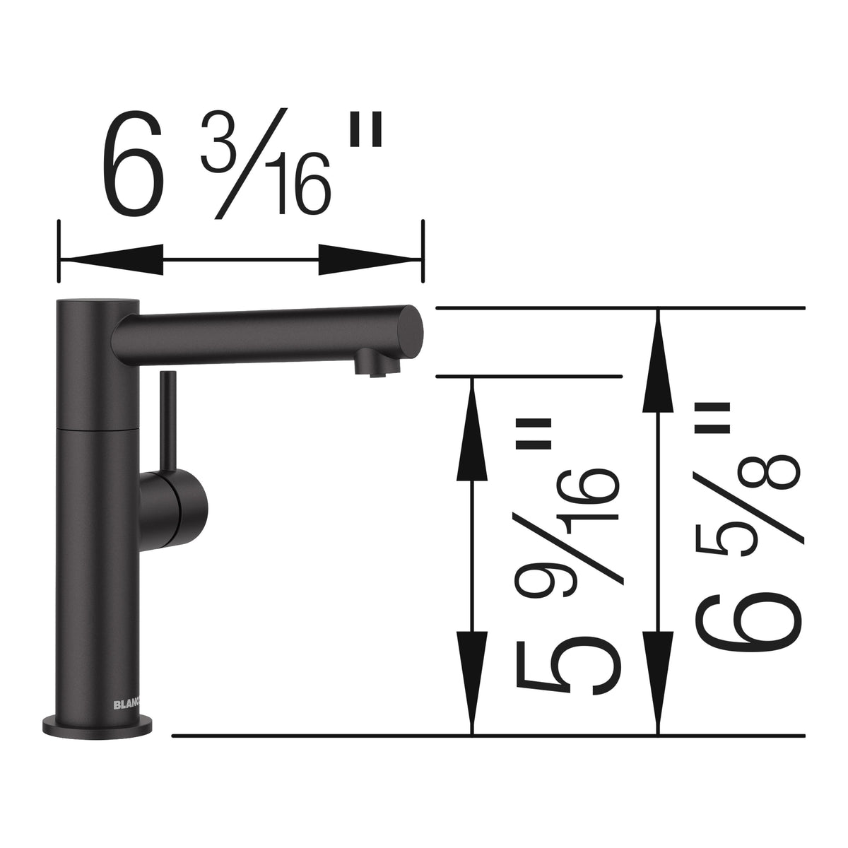 Alta Ii Beverage Low - Arc Faucet