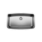 Blanco 440104 PERFORMA™ SILGRANIT® II Kitchen Sink, Polished Satin, Rectangle Shape, 30 in L x 17 in W Bowl x 10 in D Bowl, 32 in L x 19 in W, Undermount Mounting, 18 ga 304 Stainless Steel