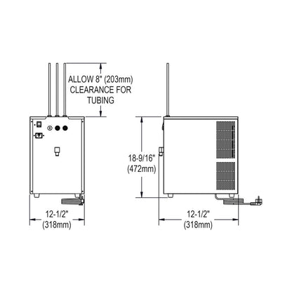 Carbonation Chiller - 115 V AC - 20 Gph Cooling