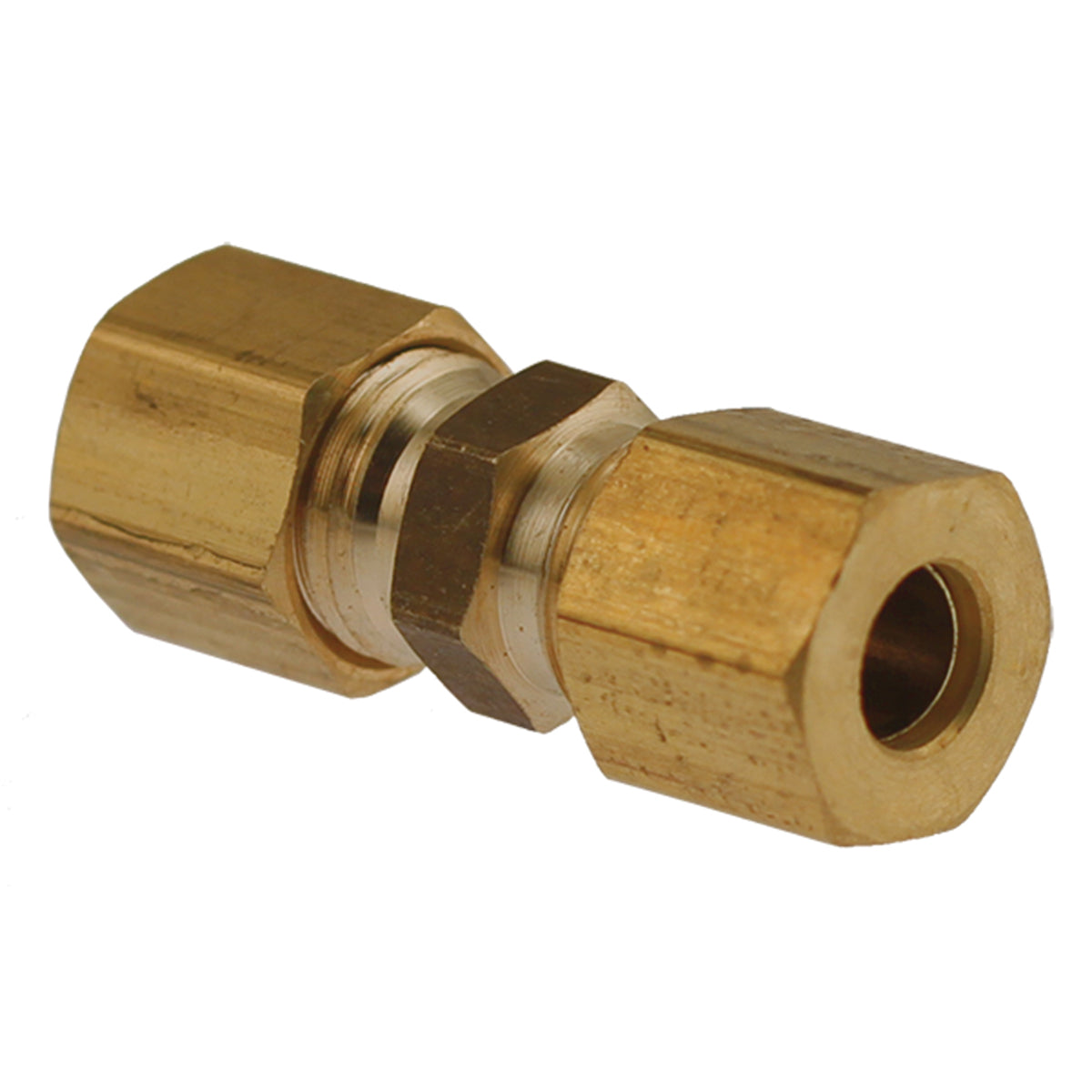 Boshart Industries BC-62-04NL Union Coupling, 1/4 in Nominal, Compression End Style, Brass, Import