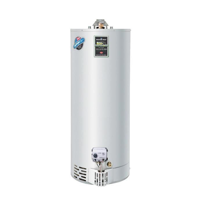 Bradford White® URG2 Eco-Defender Safety System® Gas Water Heater, Bradford White® Eco-Defender Safety System® Gas Water Heater, Natural Gas Fuel, Atmospheric Vent, Domestic