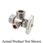 1/2 x 1/2 x 3/8" Multi-Turn Water Supply Stop - Brass