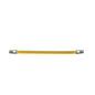 BrassCraft® ProCoat® CSSB11-24 Gas Connector, 3/4 in Nominal, MNPT End Style, 24 in L, Stainless Steel, Domestic