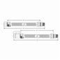 BrassCraft® ProCoat® CSSC54-36 Gas Connector, 1/2 in, MNPT x FNPT, 36 in L, 304L Stainless Steel, Domestic