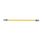 CSSD77 - 3/8" Procoat Gas Connector - Stainless Steel - MNPT