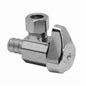 G2 - 1/2 x 3/8" Cb 1/4 Turn Angle Stop - Brass - 125 PSI