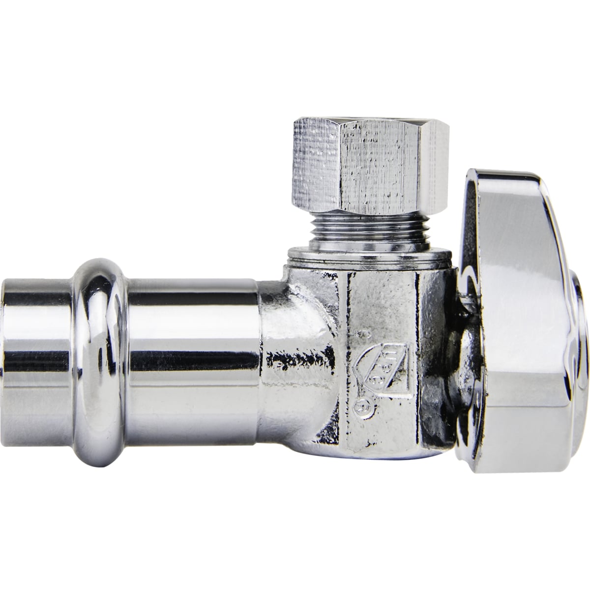 G2 - 1/2" Angle Stop Valve - 90° - Chrome Plated Brass