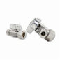 BrassCraft® KTCR14X C KT™ 1/4 Turn Straight Stop, 1/2 x 3/8 in Nominal, Compression, 125 psi, Brass Body, Polished Chrome, Domestic