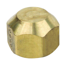M40 - 5/8" Tube Cap - Brass - Flare