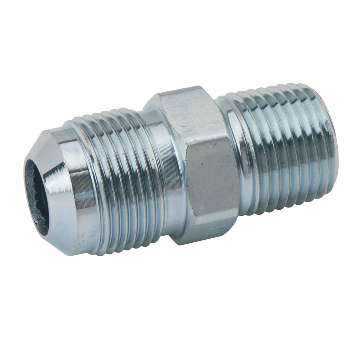MAU2 - 5/8 x 1/2" Tube to Pipe Adapter - Steel - Blue