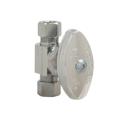 1/4 x 3/8" Multi-Turn Water Supply Stop - Brass