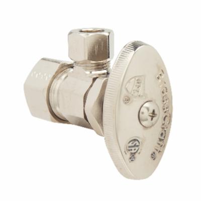 OCR1BX - 1/2 x 3/8" Ns Multi-Turn Angle Stop - Brass