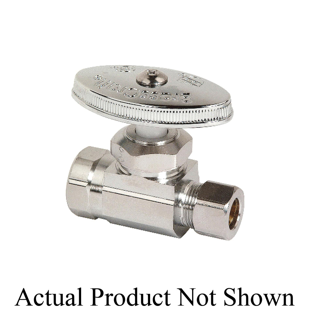 3/8" Multi-Turn Water Supply Stop - Brass