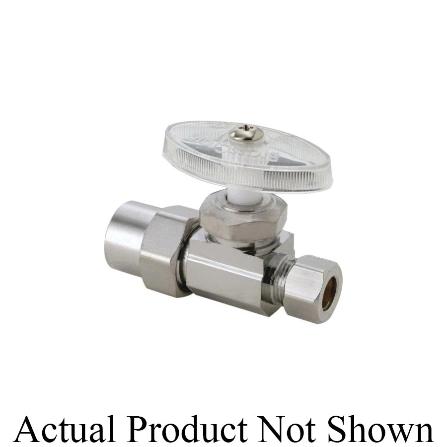 1/2 x 3/8" Multi-Turn Water Supply Stop - CPVC x Compression