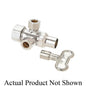 1/2 x 3/8 x 3/8" Dual Outlet Multi-Turn Water - Supply Stop