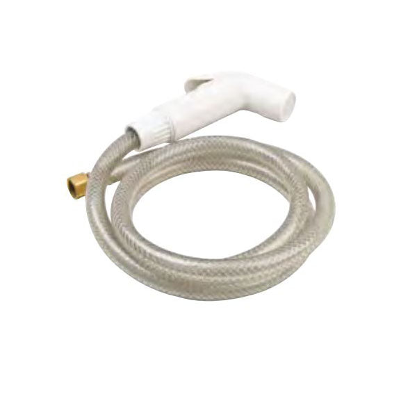 Sink Spray Head with Hose - Plastic White Head