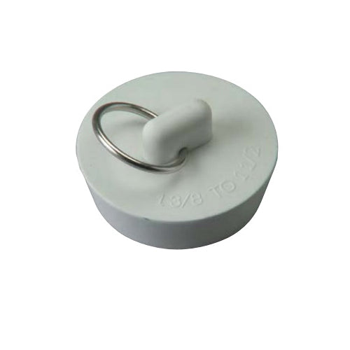 Sink Stopper with Metal Ring - Rubber