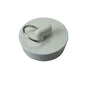 Sink Stopper with Metal Ring - Rubber