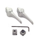Universal Lever Handle - Polished Chrome - Zinc