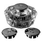 Faucet Handle - Acrylic - Clear/Polished Chrome