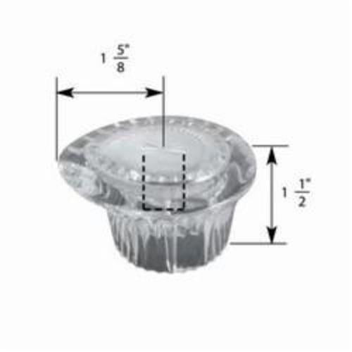Chateau Teardrop - Short/Deep Broach Faucet Handle - Acrylic