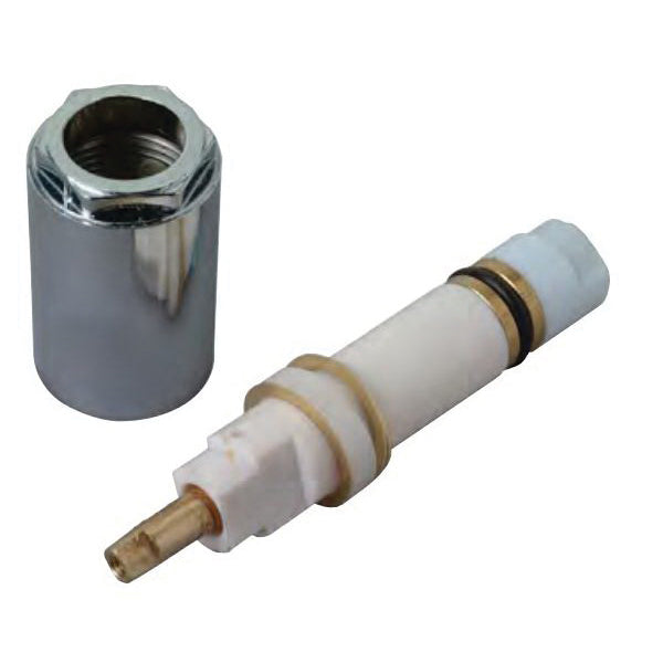 BrassCraft® SLD1350 D Faucet Stem, 4-1/2 in L, For Use With Mixet Tub/Shower Faucet, Brass, Brass/Polished Chrome/White, Import