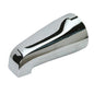 D Tub Filler Spout - Zinc