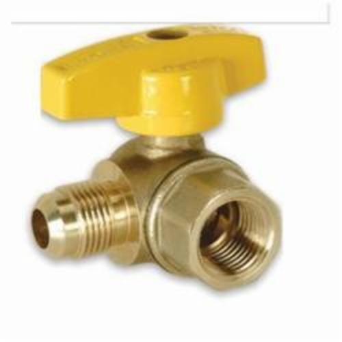 Tbva - 1/2" Angle Ball Valve - Forged Brass - Flare x FNPT
