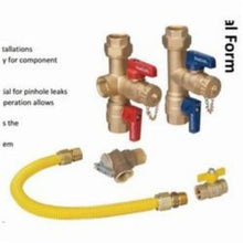 BrassCraft® TK30RB21-24G3X Tankless Water Heater Service Valve Kit, 40 to 180 deg F, 125 psi, For Use With Potable Water Distribution System, Stainless Steel, Import