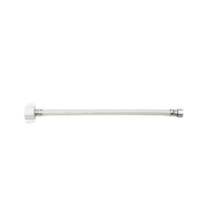 V1-Dl - 3/8 x 7/8" F Flexible Water Toilet Connector - Vinyl