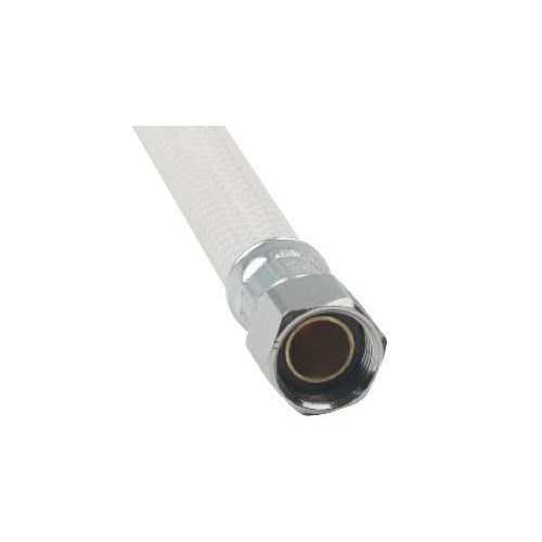 V1-A - 3/8 x 1/2" F Flexible Water Faucet Connector - Vinyl