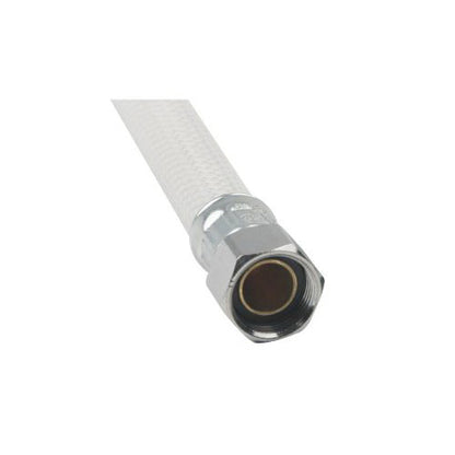 VF1-A - 3/8 x 1/2" Flexible Water Faucet Connector - Vinyl