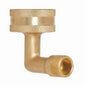 Hes - 3/4 x 3/8" 90° Elbow - Brass - Rough
