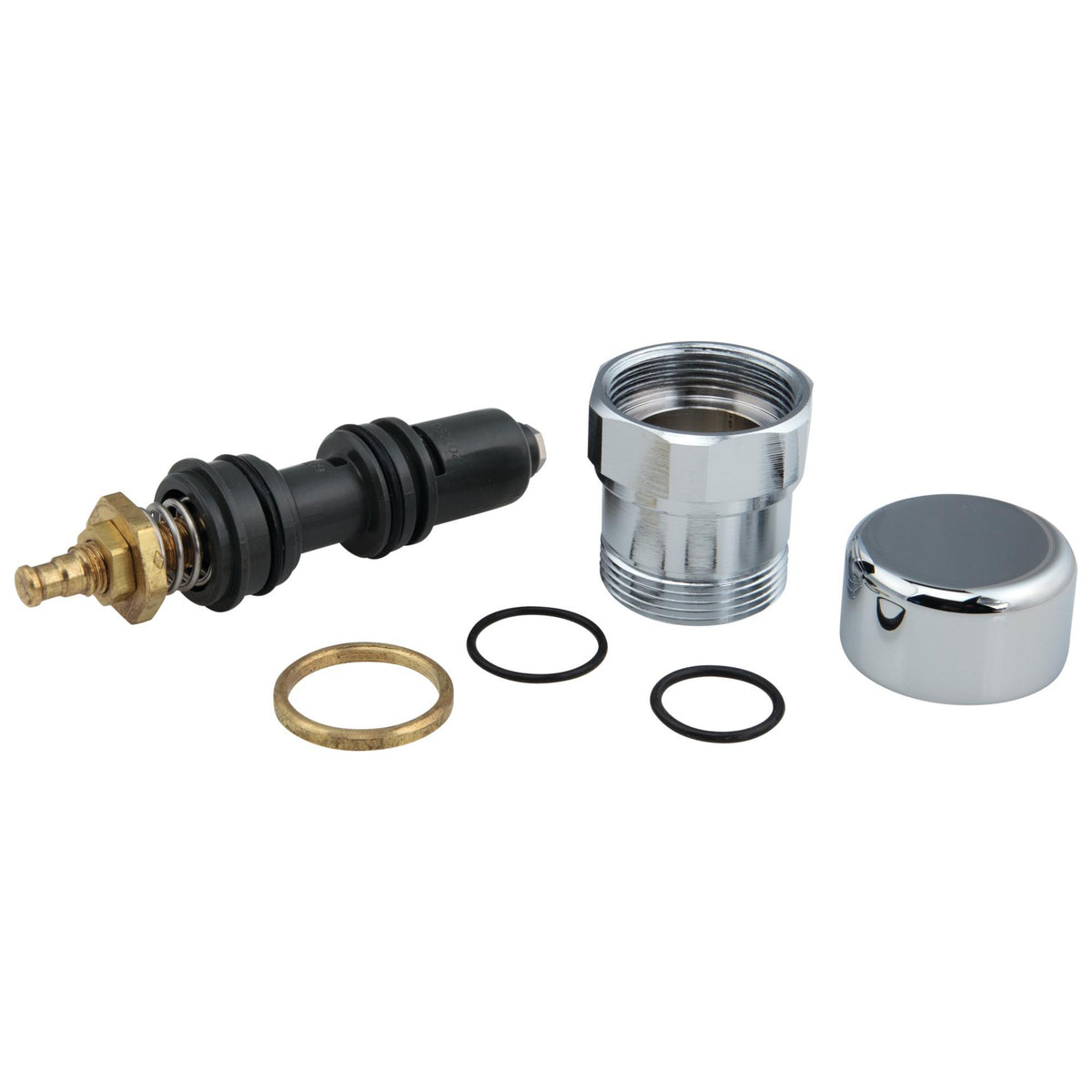 Urinal Push Button Metering Retrofit Kit - Brass