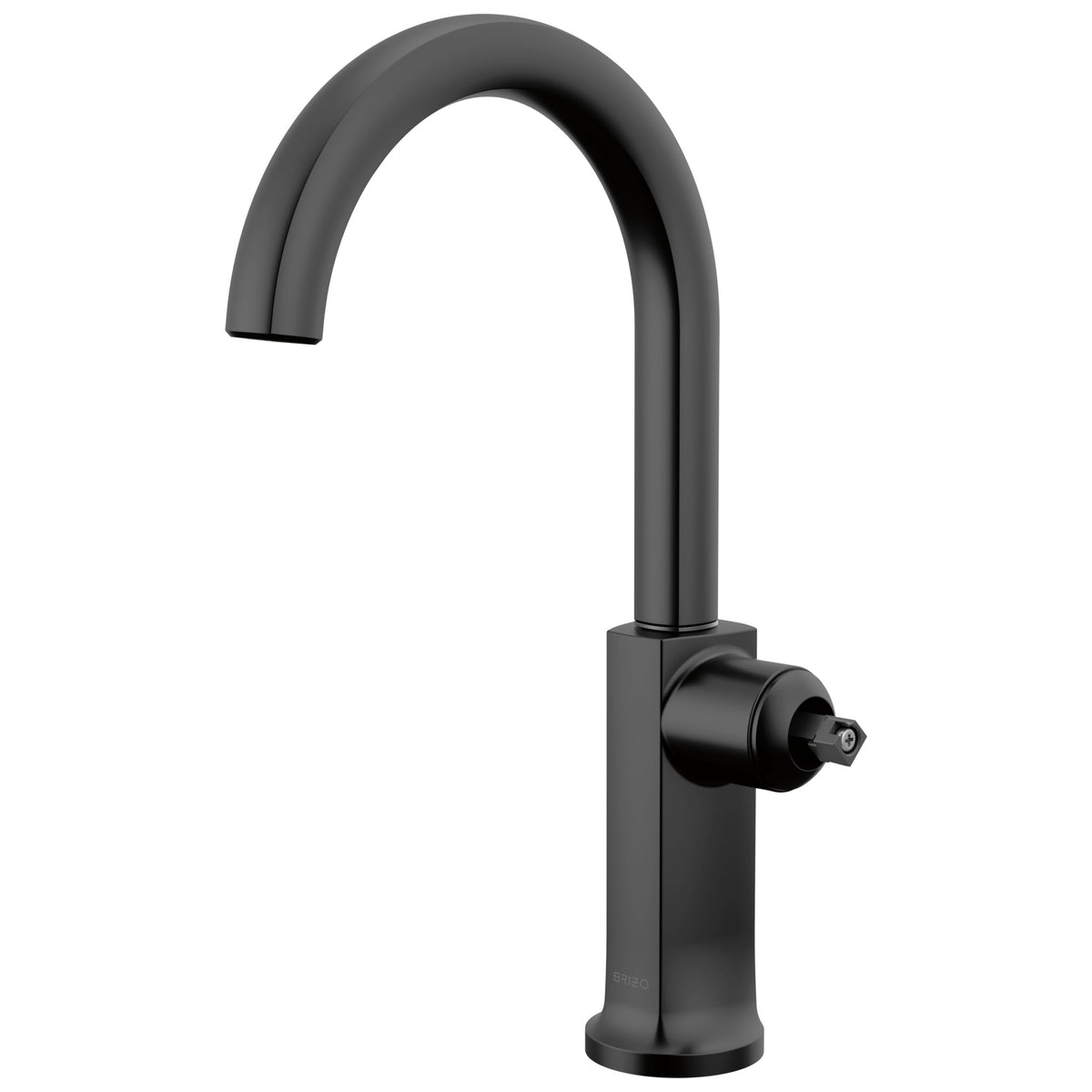 Brizo® 61006LF-BLLHP Standard Bar Faucet with Arc Spout, Kintsu®, Matte Black, 1 Handle, 1.8 gpm