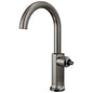 Brizo® 61006LF-BNXLHP-L Standard Bar Faucet with Arc Spout, Kintsu®, Black Onyx, 1 Handle, 1.8 gpm