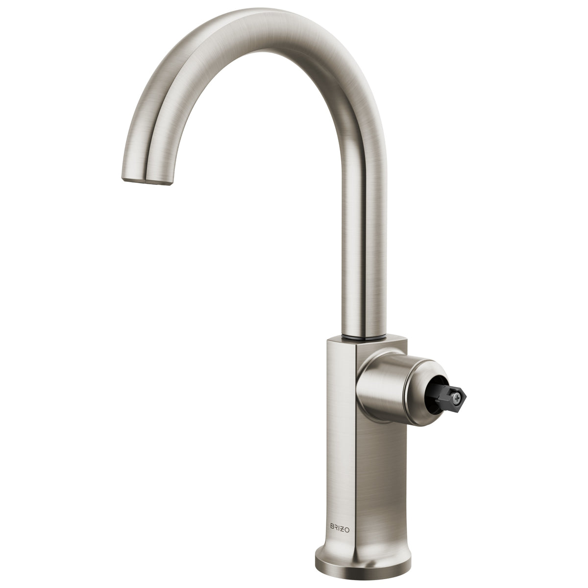 Brizo® 61006LF-SSLHP-L Standard Bar Faucet with Arc Spout, Kintsu®, Stainless, 1 Handle, 1.8 gpm