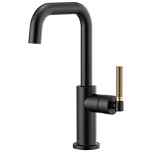 Brizo® 61053LF-BLGL Bar Faucet, Litze™, Matte Black/luxe Gold, 1 Handles, 1.8 gpm