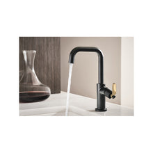 Brizo® 61054LF-BLGL Bar Faucet, Litze™, Matte Black/luxe Gold, 1 Handle, 1.8 gpm