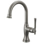 Brizo® 61058LF-SL Bar Kitchen Faucet, The Tulham™ Kitchen Collection by Brizo®, Luxe Steel, 1 Handles, 1.8 gpm Flow Rate