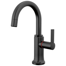 Brizo® 61306LF-H-BL Kintsu® Integrated Hot Faucet with Arc Spout, 1 gpm Flow Rate, 360 deg Swing Spout, Matte Black, 1 Handles