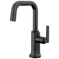 Brizo® 61307LF-C-BL Kintsu® Integrated Faucet with Arc Spout, 1.5 gpm Flow Rate, Matte Black, 1 Handles