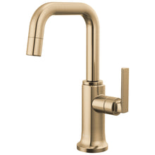 Brizo® 61307LF-C-GL-L Kintsu® Integrated Faucet with Arc Spout, 1.5 gpm Flow Rate, Luxe Gold, 1 Handles