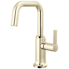 Brizo® 61307LF-H-PN-L Kintsu Instant Dispenser Faucet, 1.5 gpm Flow Rate, Square Spout, Lumicoat Polished Nickel, 1 Handles