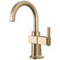 Brizo® 61322LF-H-GL 61322LF Frank Lloyd Wright Hot Faucet, 1 gpm Flow Rate, Arc Spout, Luxe Gold, 1 Handles